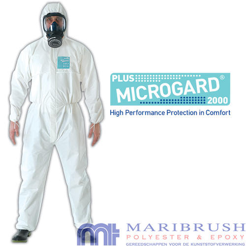 [4661-736] Microgard 2000 standaard type 5+6 wit, XL